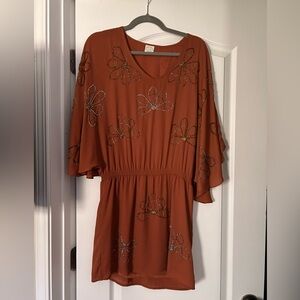 Flowy and fun sequin dress